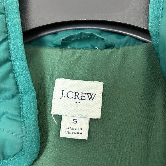 J.crew Womens Excursion Quilted Primaloft Green Vest size Small - Picture 3 of 9